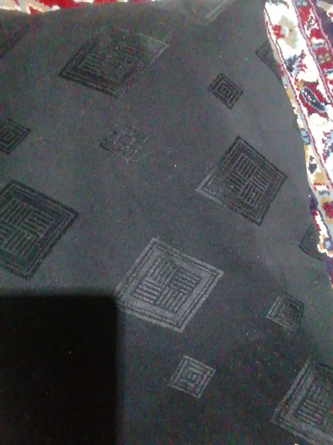 چادر مشکی گلدار دوخته|لباس|کرمان, |دیوار