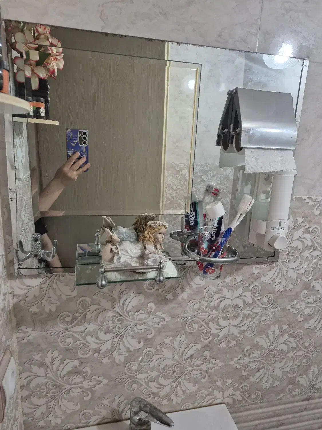 آیینه سرویس بهداشتی|لوازم سرویس بهداشتی|اندیشه, اندیشه فاز ۱|دیوار