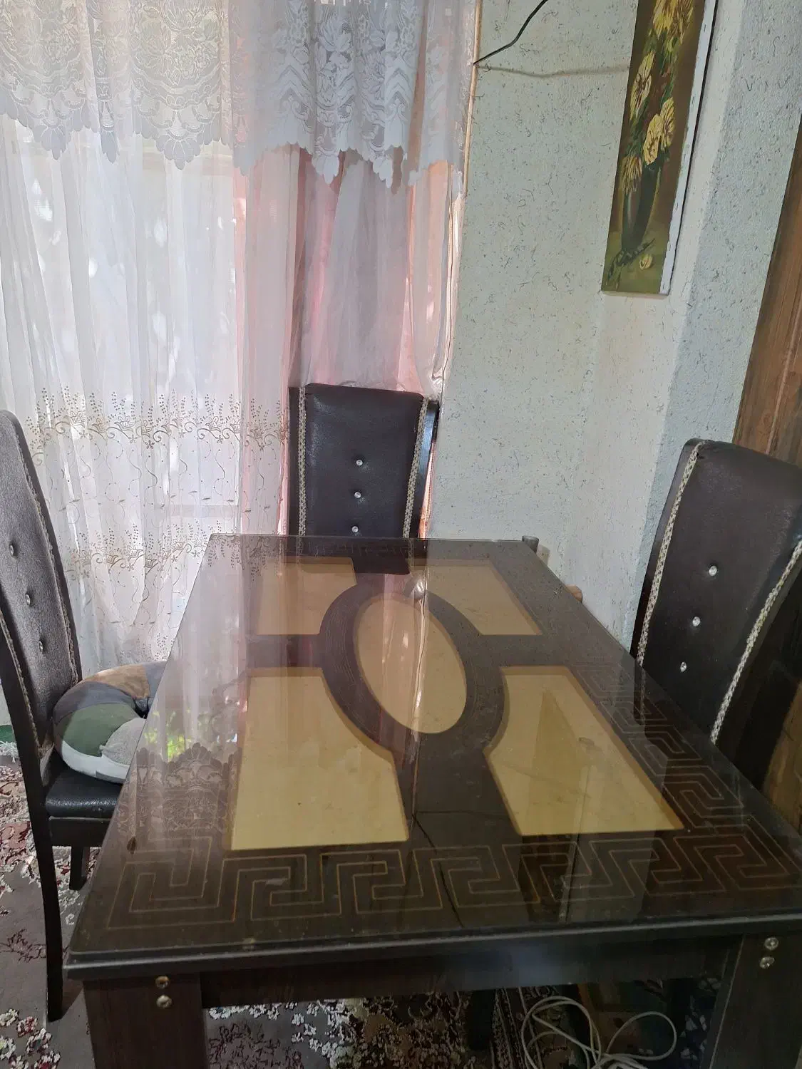 میز نهار خوری|میز و صندلی غذاخوری|شیراز, گود عربان|دیوار