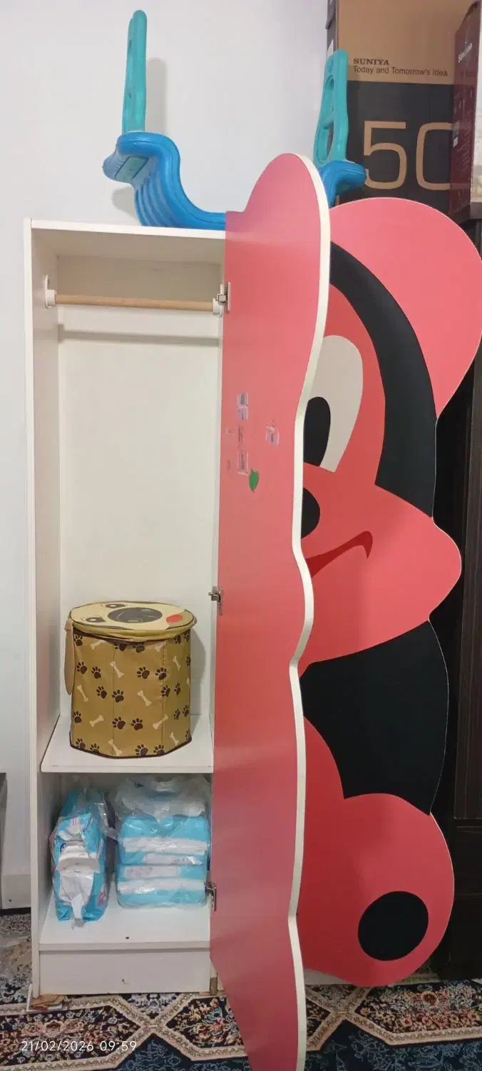 کمد کودک|جاکفشی، کمد، دراور|ماهدشت, |دیوار