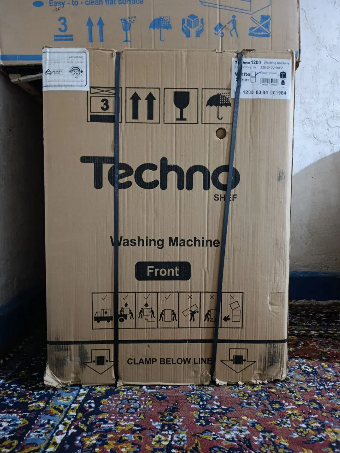 ماشین لباسشویی اتوماتیک تکنو|ماشین لباسشویی و خشککن لباس|نورآباد ممسنی, |دیوار