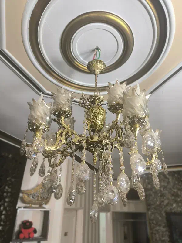 لوستر پذیرایی زیبا|لوستر و چراغ آویز|لنگرود, |دیوار