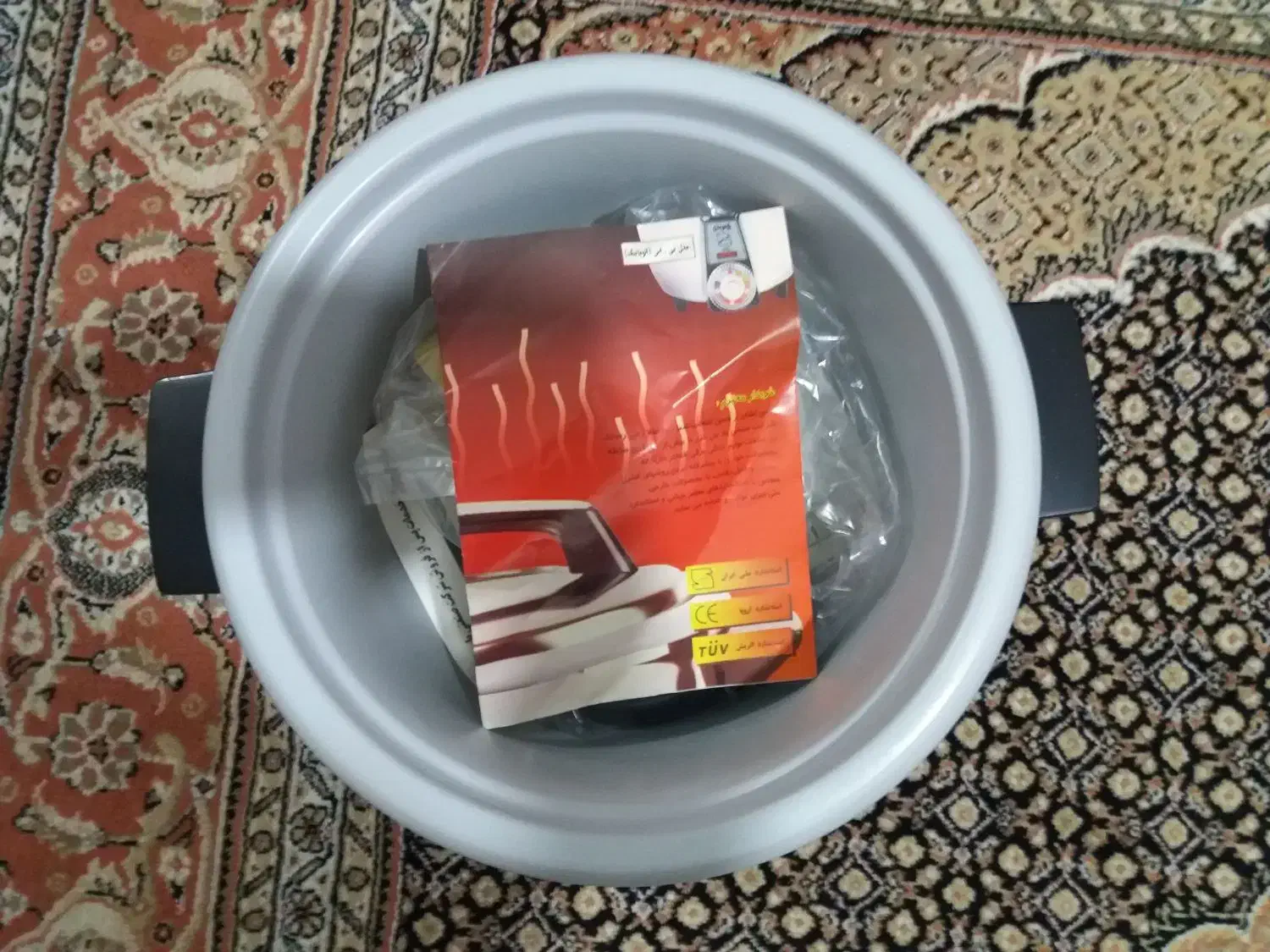 پلو پز پارس خزر برقی اتوماتیک ۱۲ نفره|اجاق گاز و لوازم برقی پختوپز|خوی, |دیوار