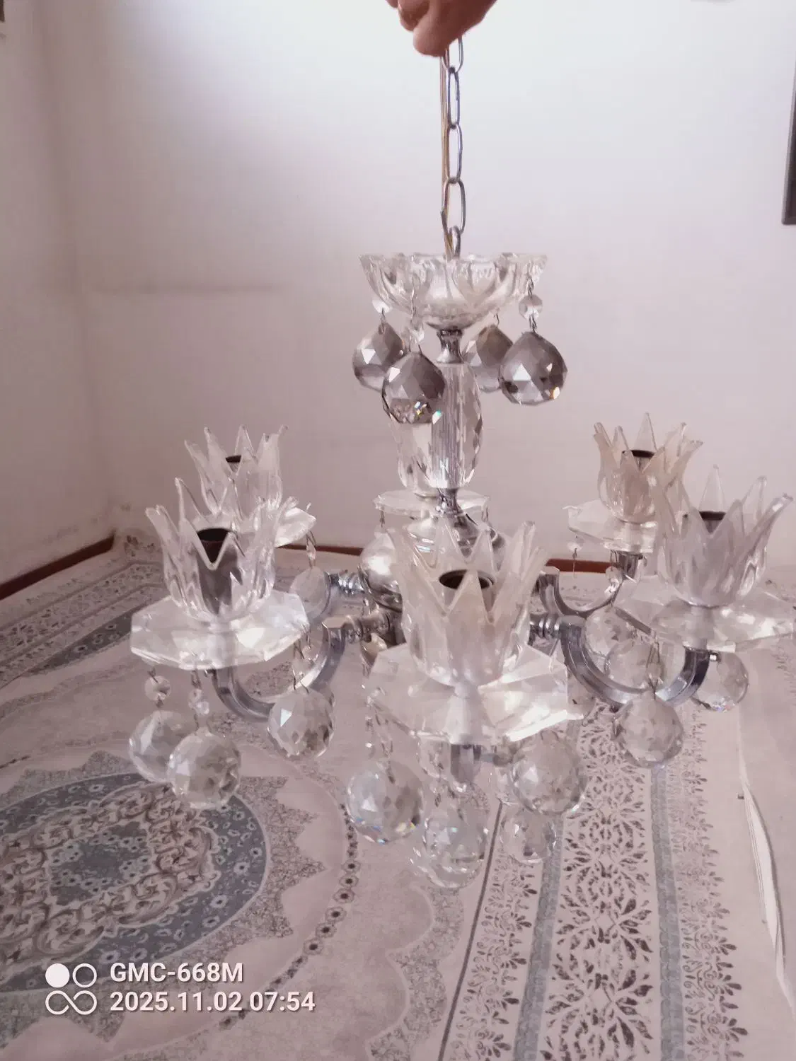 لوستر شش شاخه سالم|لوستر و چراغ آویز|ارومیه, |دیوار