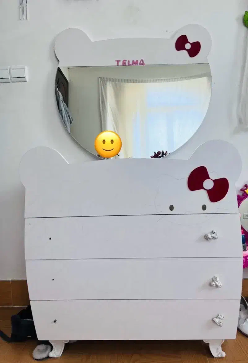 سرویس خواب کودک و نوجوان طرح کیتی|تخت و سرویس خواب|مراغه, |دیوار