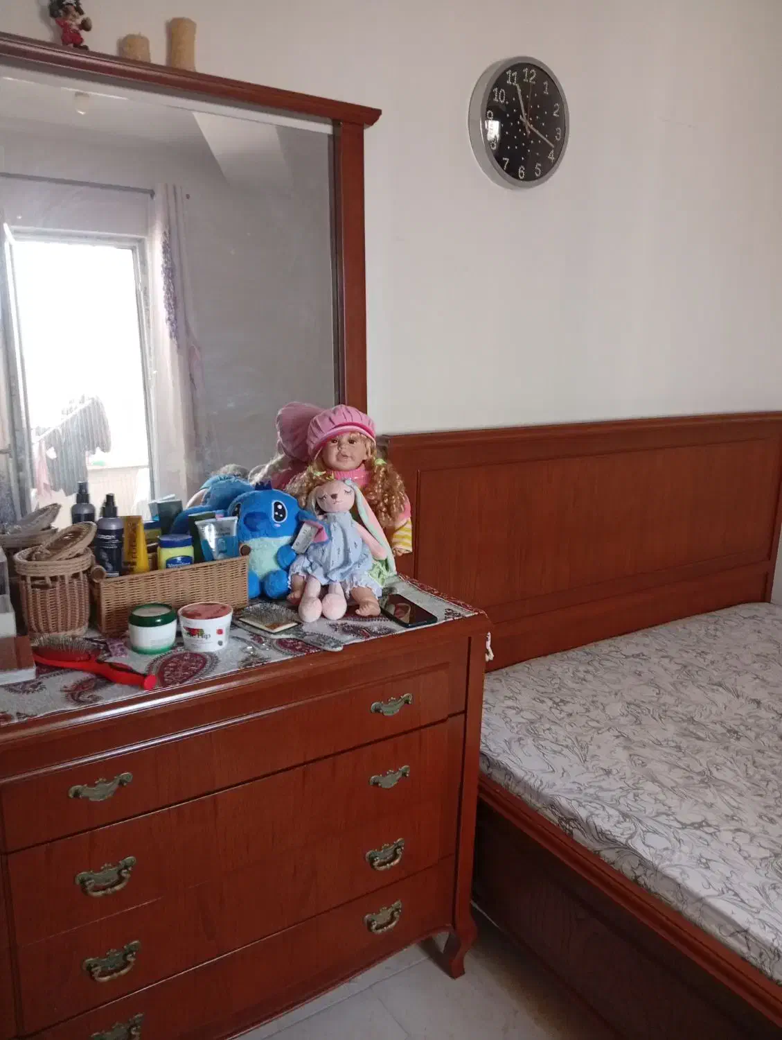 تخت دونفره نو نو با خوشخواب|تخت و سرویس خواب|پرند, فاز ۶|دیوار