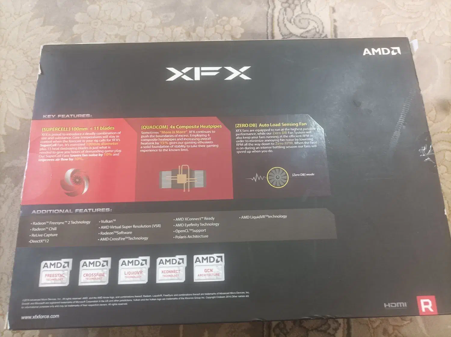 کارت گرافیک XFX RX 580|قطعات و لوازم جانبی رایانه|شیراز, فضل‌آباد|دیوار