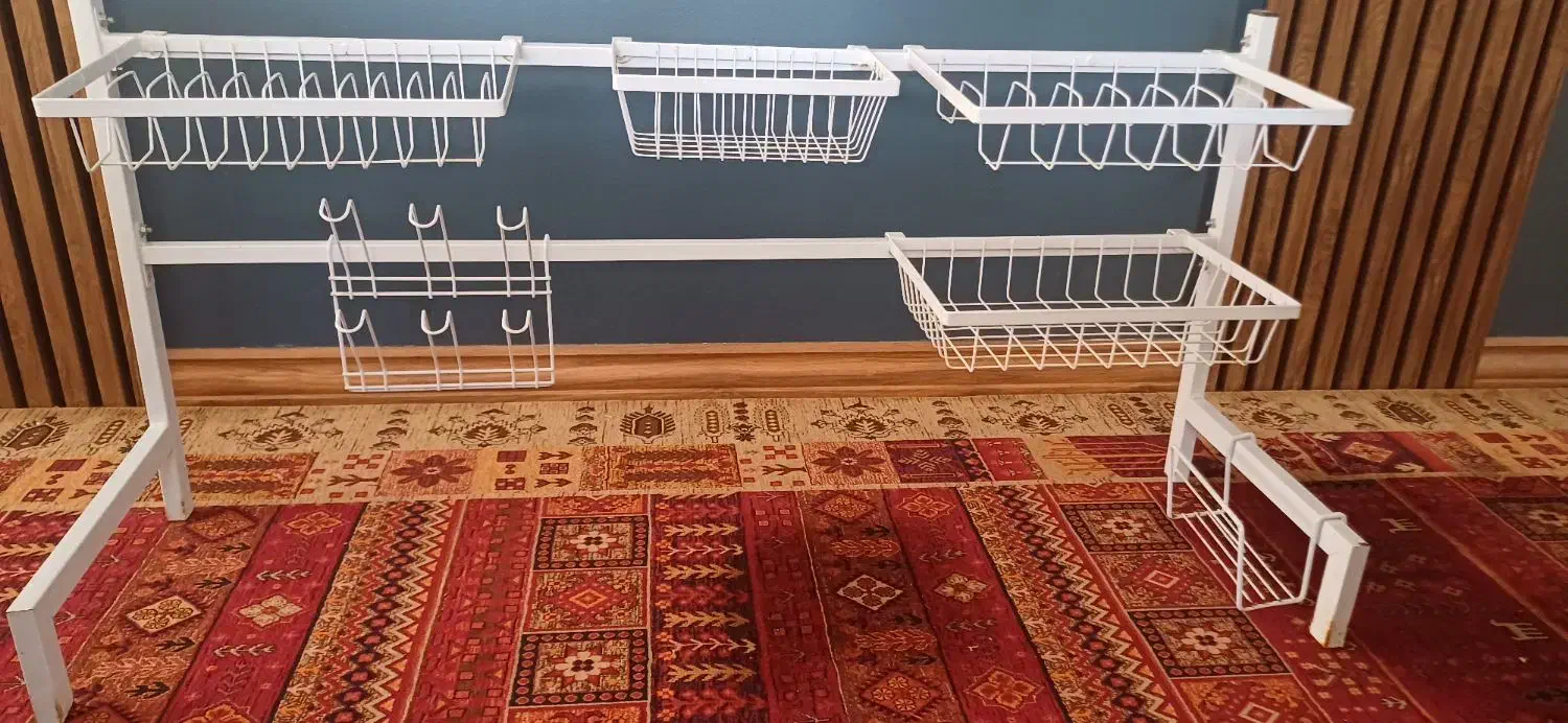 سبد ابچکان روی سینک|آبچکان و نظمدهنده ظروف|مشهد, رضاشهر|دیوار