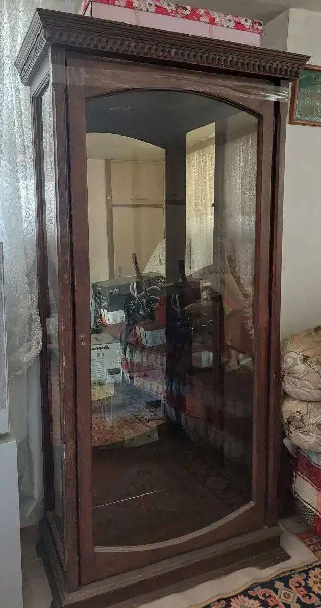 ویترین چوبی|بوفه، ویترین، کنسول|اصفهان, شفق|دیوار