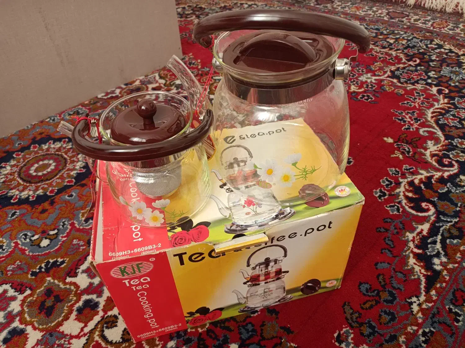 ست کتری و قوری پیرکس|قوری، کتری، قهوهساز دستی|قزوین, |دیوار