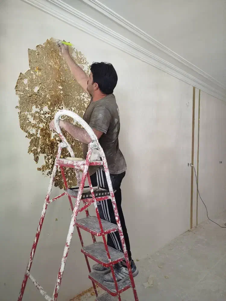 نقاشی پتینه میکروسمنت اقساطی تضمینی|خدمات پیشه و مهارت|شیراز, شهرک گلستان|دیوار