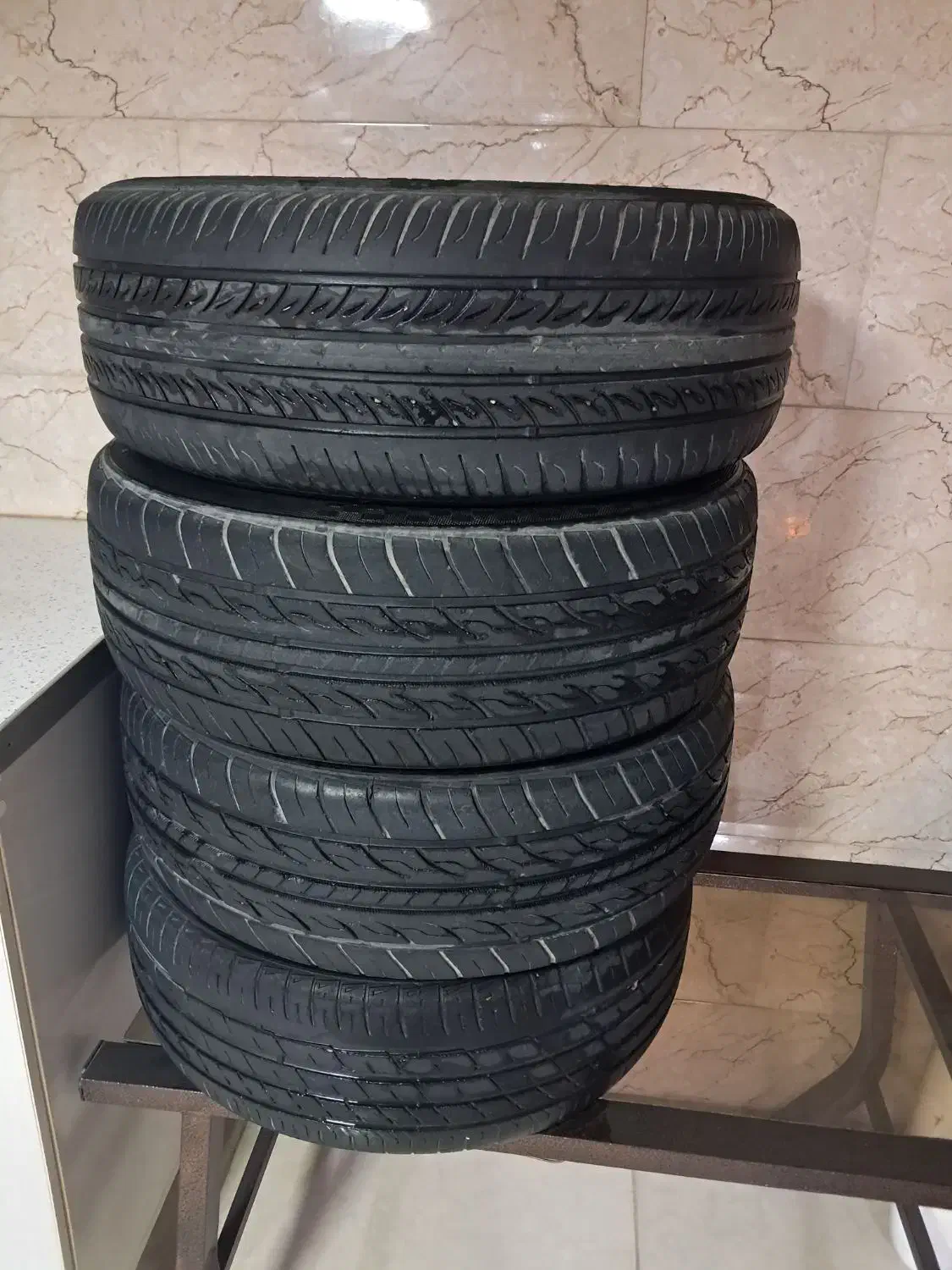 فروش لاستیک ۴ حلقه|قطعات یدکی و لوازم جانبی|سنندج, |دیوار