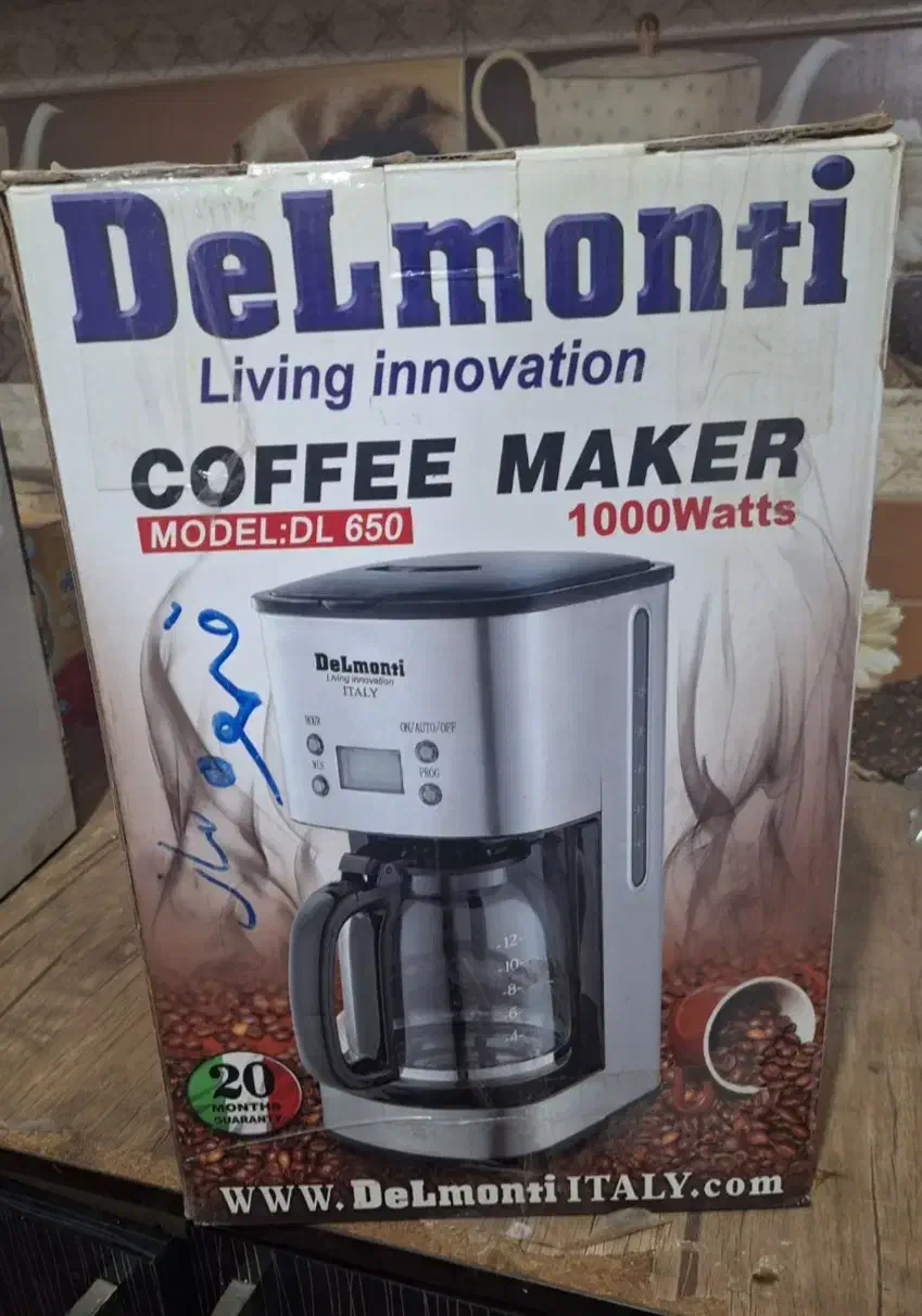 قهوه ساز دلمونتی ایتالیایی نو|سماور، چایساز، قهوهساز|مشهد, رسالت|دیوار