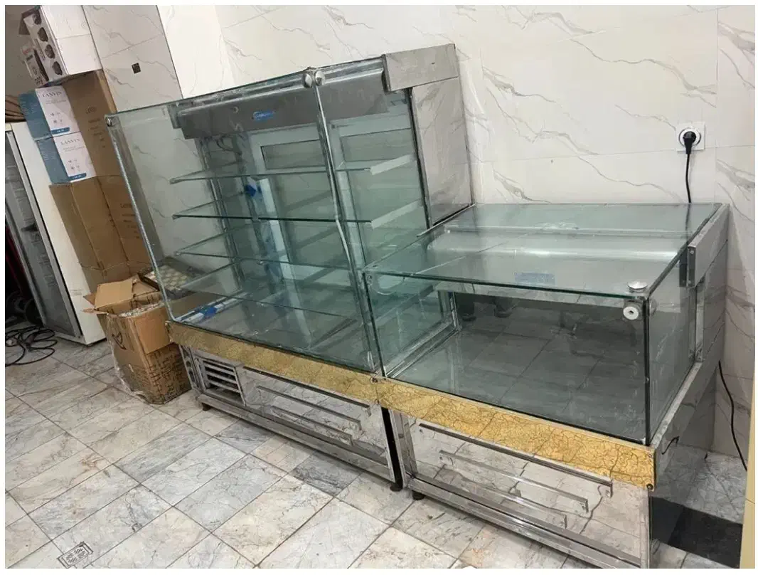 یخچال ویترینی و زیر ترازو|فروشگاه و مغازه|نسیم‌شهر, |دیوار