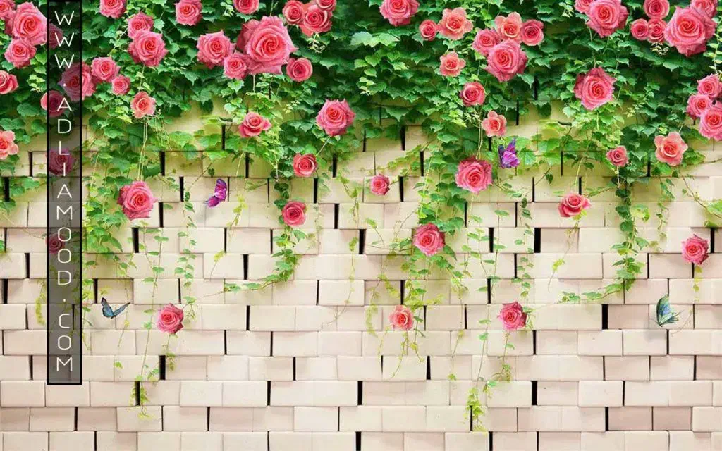 پوستر گل صورتی|تابلو، نقاشی، عکس|بندر ماهشهر, |دیوار