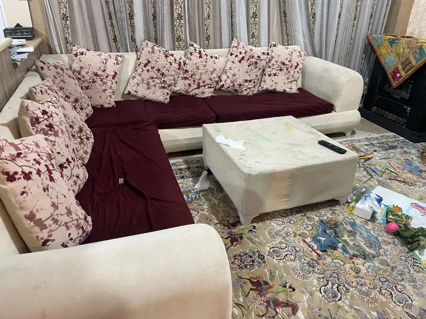 مبل راحتی ال|مبلمان خانگی و میز عسلی|کاشمر, |دیوار