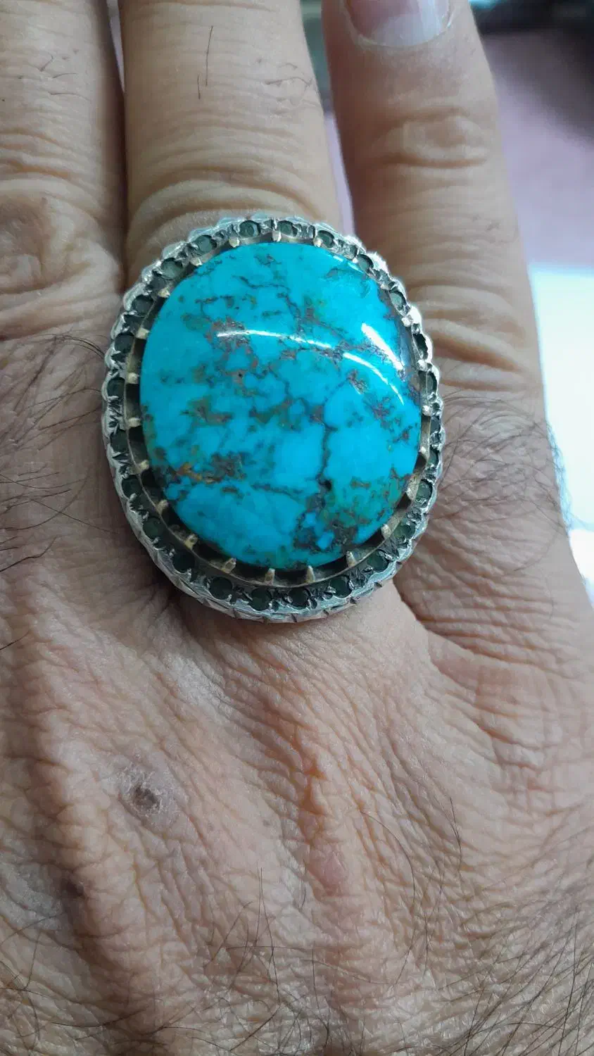 انگشتر فیروزه نیشابور|جواهرات|نسیم‌شهر, |دیوار