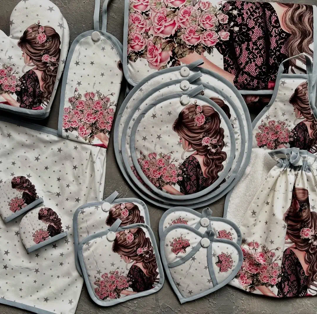 فروش سرویس آشپزخانه|سفره، حوله، دستمال آشپزخانه|لنجان, |دیوار