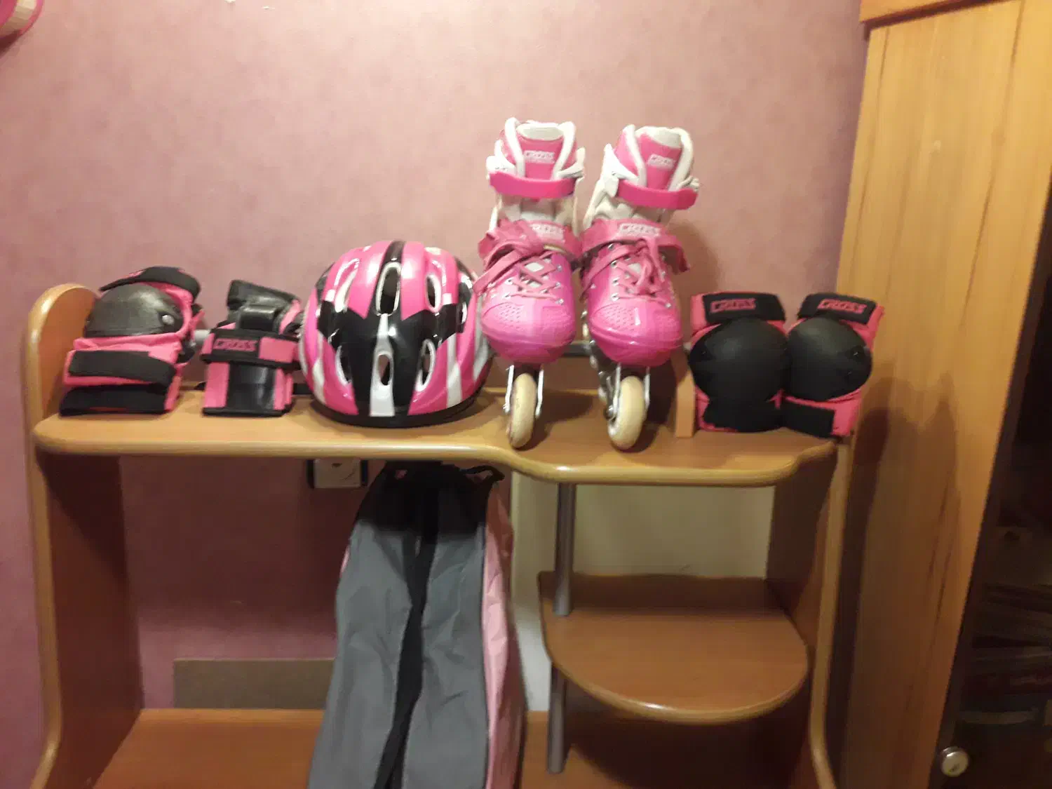 ست کامل کفش اسکیت خارجی با کلیه لوازم|دوچرخه، اسکیت، اسکوتر|تهران, حسینآباد|دیوار