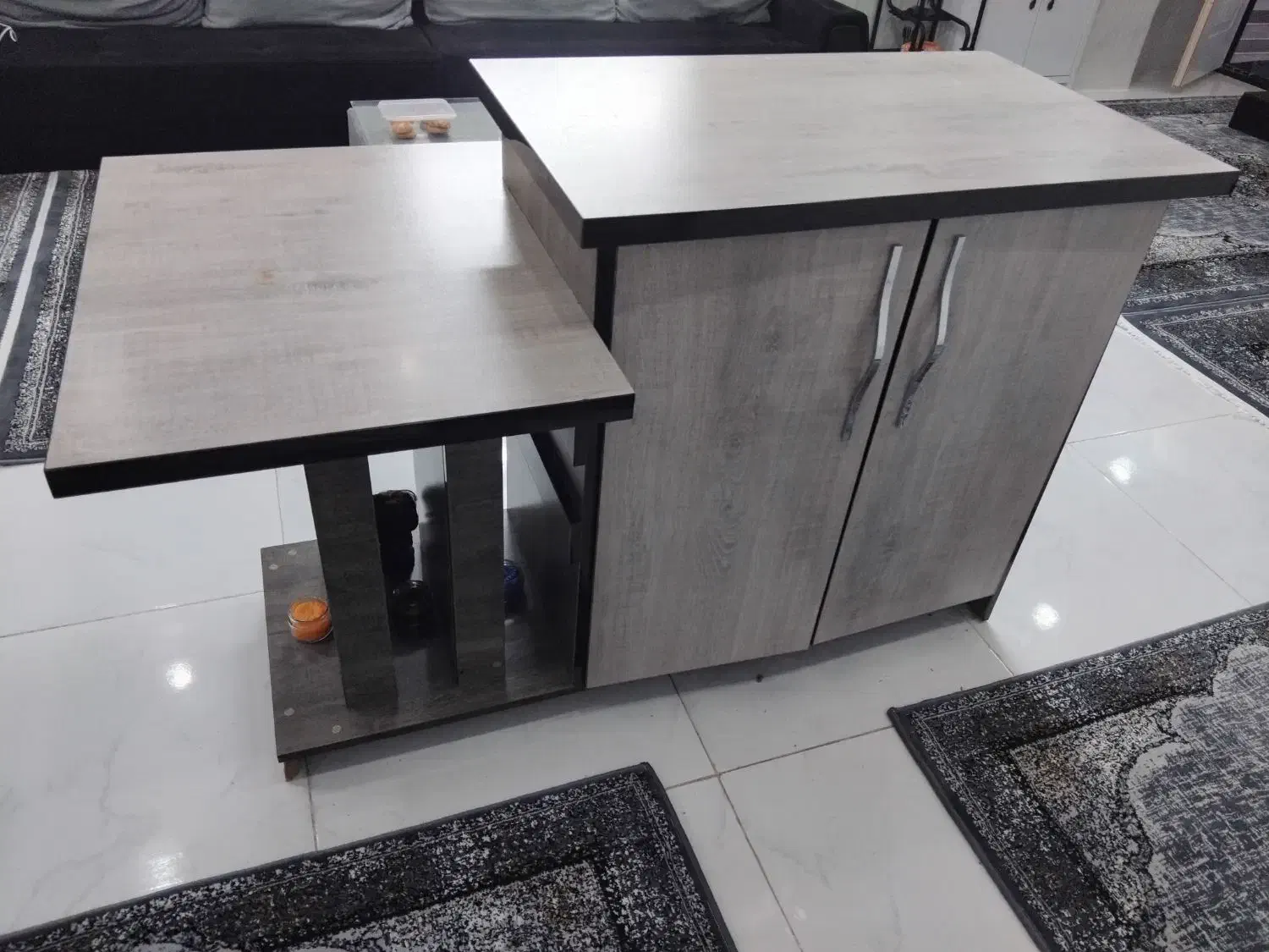 جزیره کابینت دار|میز و صندلی غذاخوری|قائم‌شهر, |دیوار