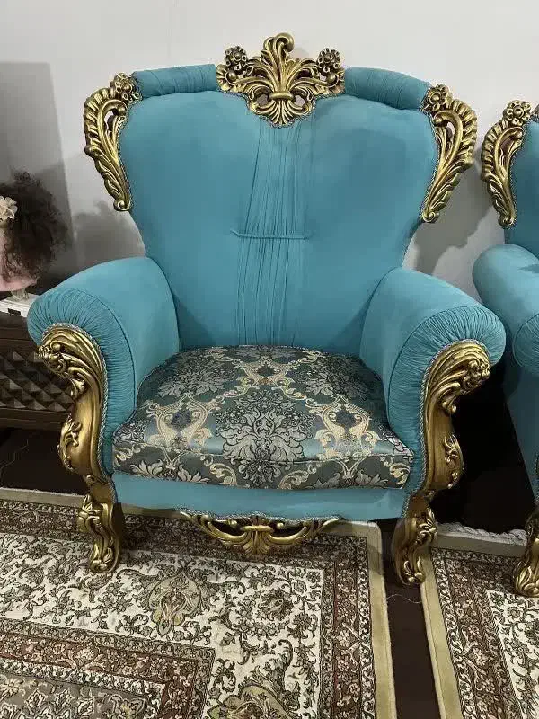 مبلمان سلطنتی ۶نفره|مبلمان خانگی و میز عسلی|قم, حاج زینل|دیوار