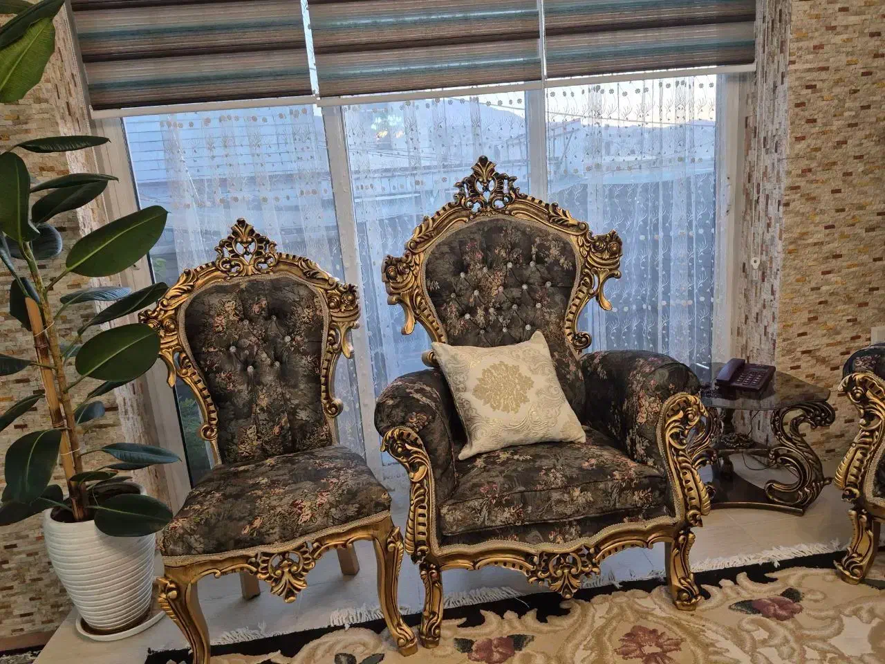 مبلمان سلطنتی|مبلمان خانگی و میز عسلی|ملایر, |دیوار