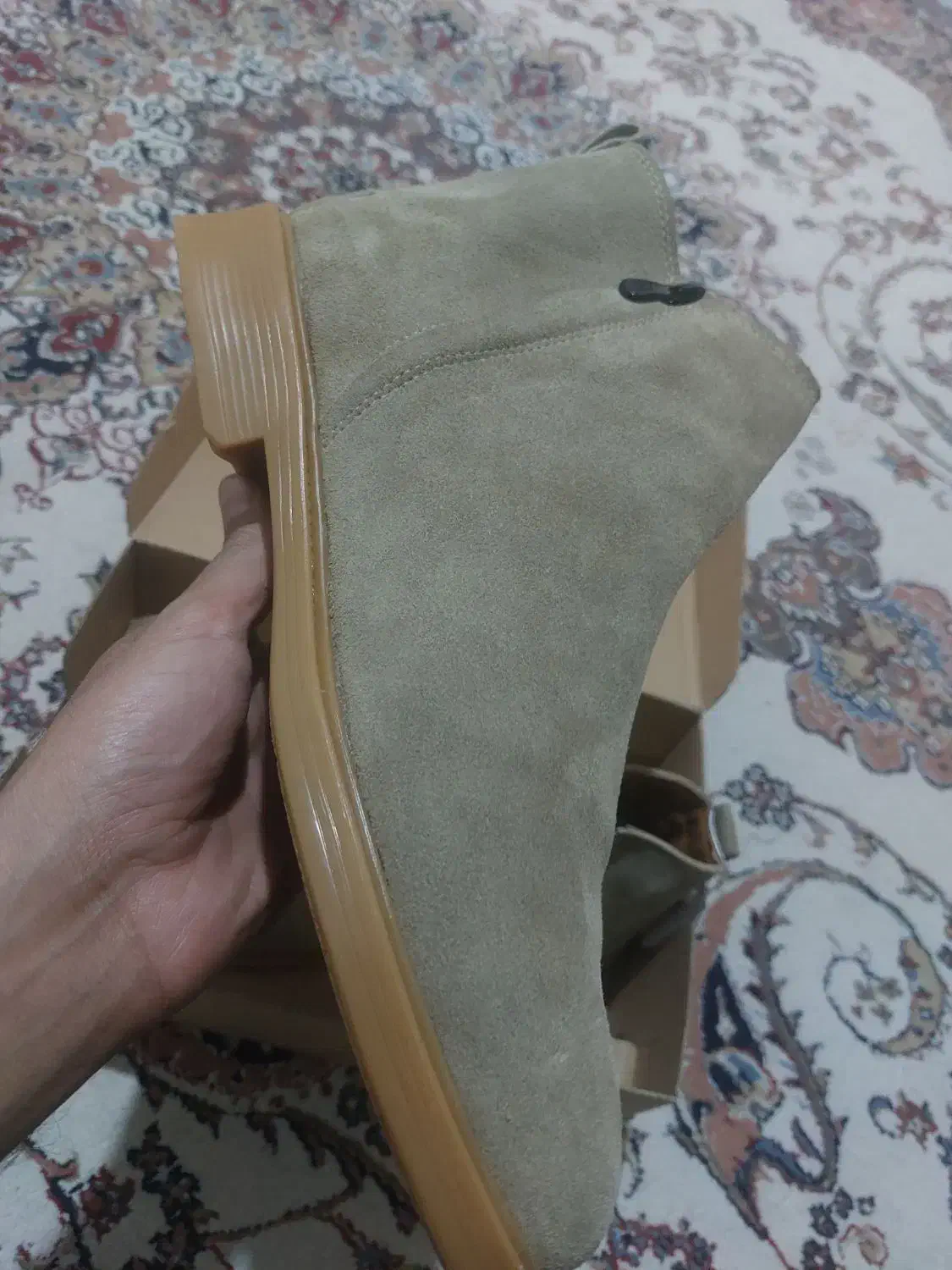 بوت چرم طبیعی سایز ۴۴|کیف، کفش، کمربند|شاهین‌شهر, نظامی|دیوار