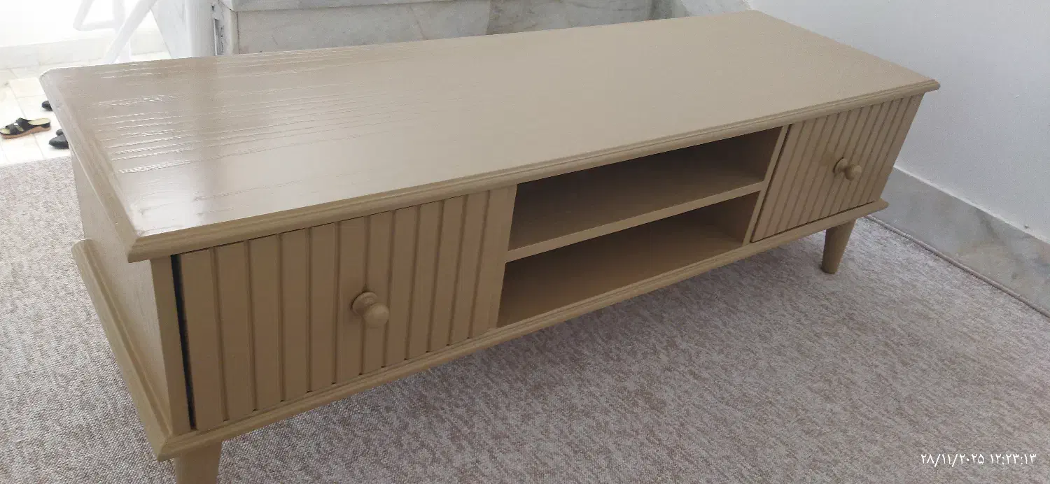 میز عسلی و میز تلویزیون چوب دست ساز|مبلمان خانگی و میز عسلی|قائن, |دیوار