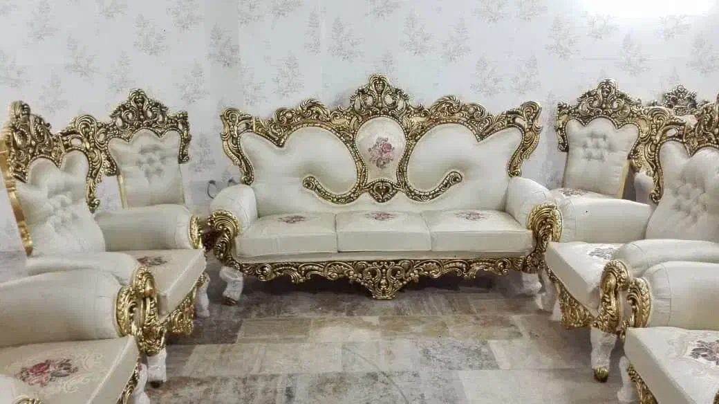 مبل استیل سلطنتی مدل نوژن|مبلمان خانگی و میز عسلی|زاهدان, |دیوار