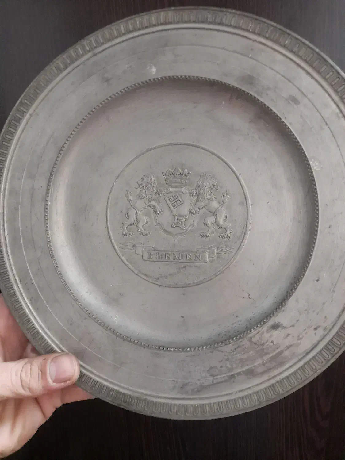 سینی نقره کلکسیونی|کلکسیون اشیاء عتیقه|ماهدشت, |دیوار