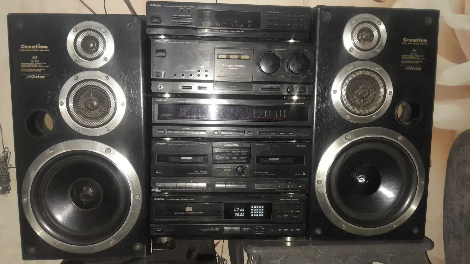 سیستم خانگی ویکتور|سیستم صوتی خانگی|بم, |دیوار