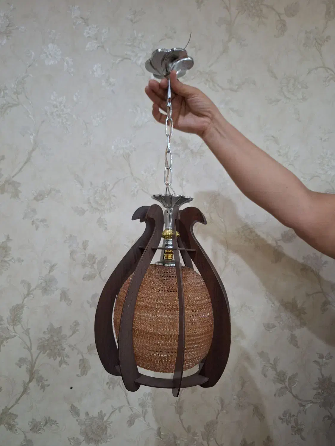 لوستر اتاق خواب|لوستر و چراغ آویز|اهواز, کیان اباد|دیوار