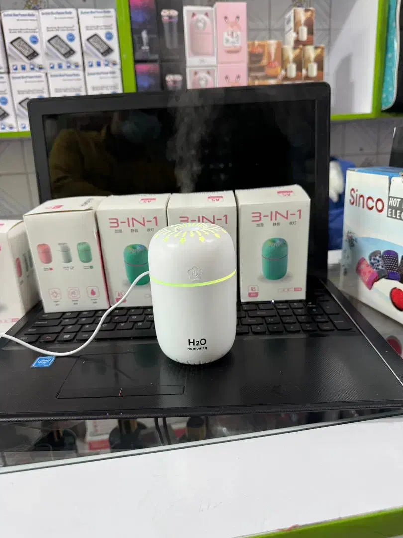 بخور سرد سه کاره A5 با چراغ خواب|پنکه و تصفیه‌کنندهٔ هوا|تبریز, |دیوار