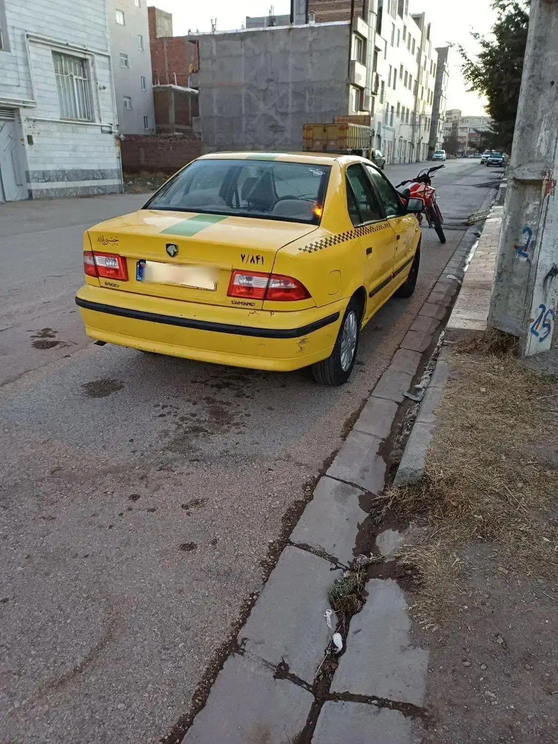 تاکسی سمند خطی مدل ۹۶|خودرو سواری و وانت|اردبیل, |دیوار