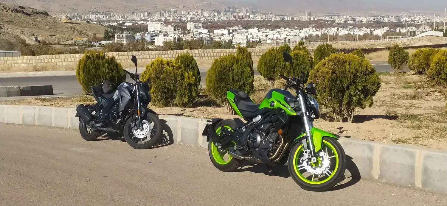 کیو جی qj srk 250 تیپ یک رنگ سبز|موتورسیکلت|شیراز, عفیفآباد|دیوار