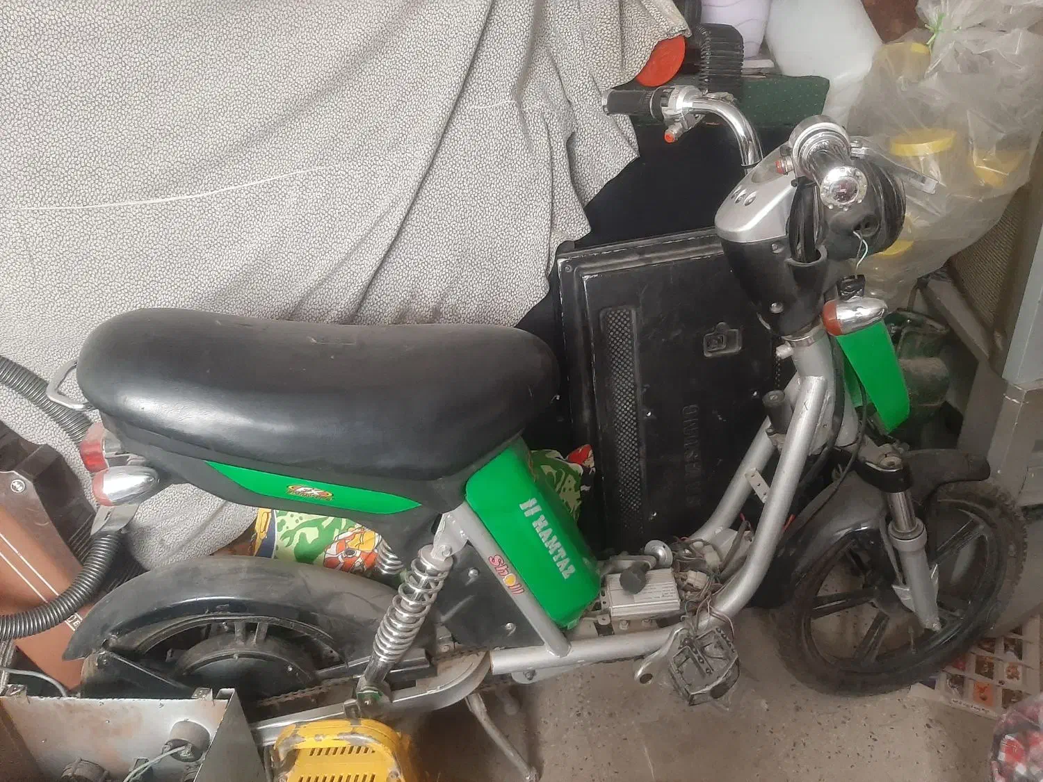 موتور برقی و یک عدد تلوزیون|موتورسیکلت|اردبیل, |دیوار