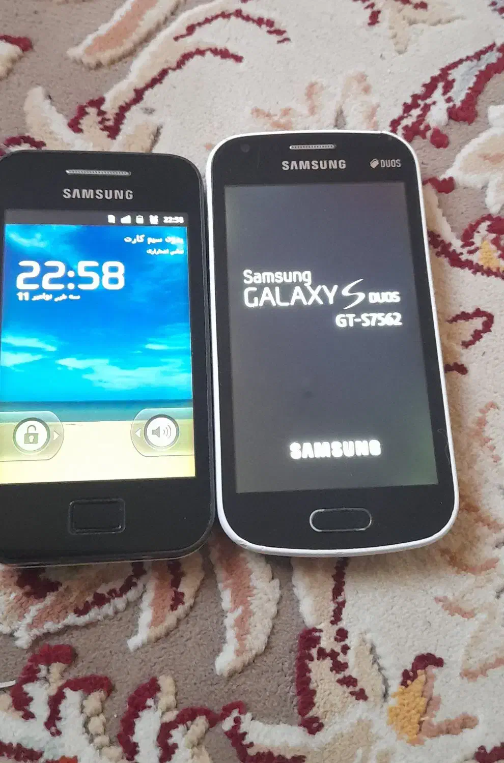 دوعدد گوشی لمسی سامسونگ|موبایل|بروجرد, |دیوار