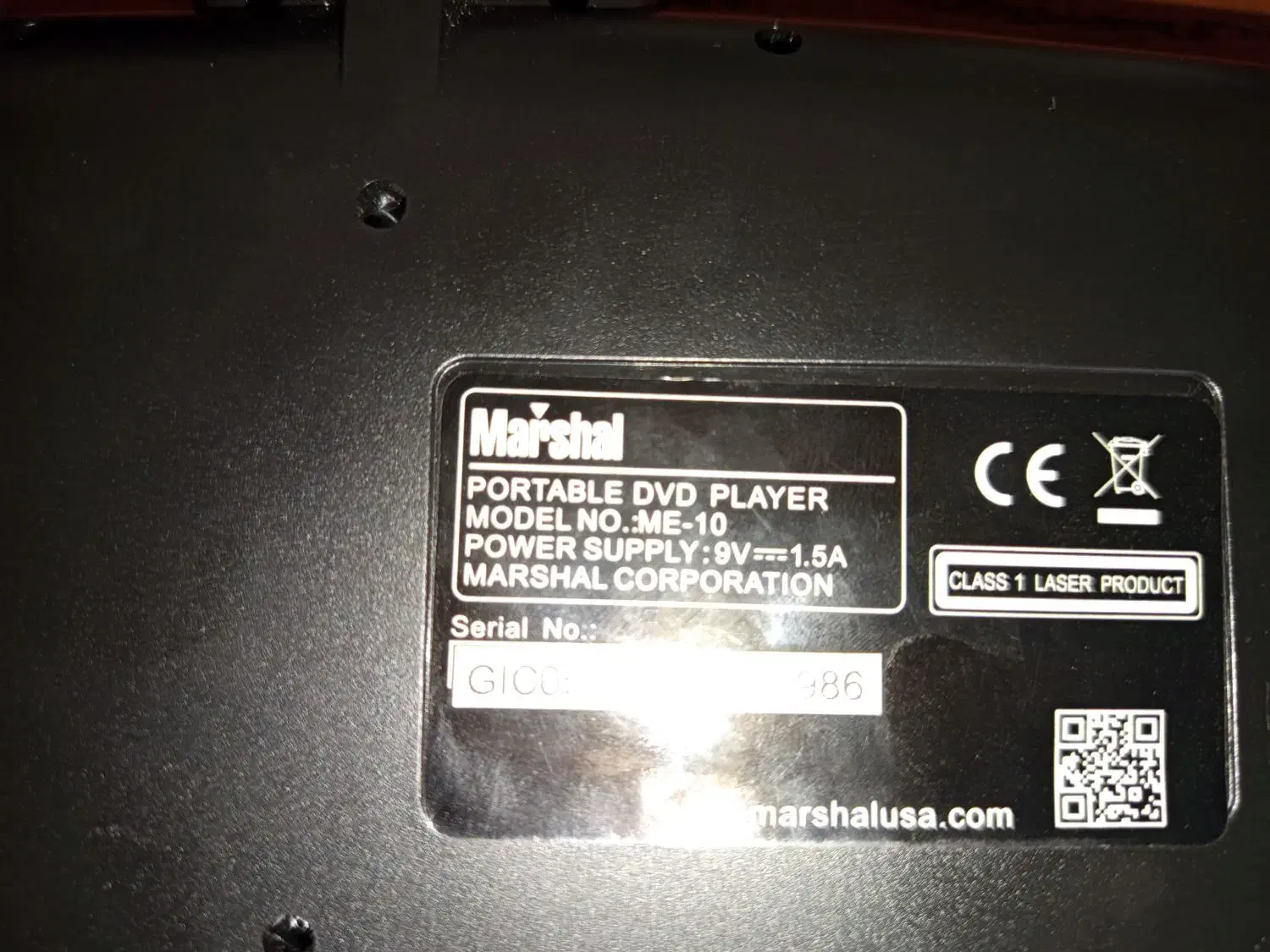 دیویدی پلیر پورتابل مارشال مدل me-10|پخش‌کننده DVD و ویدیو|کرج, شهرک فرهنگیان|دیوار