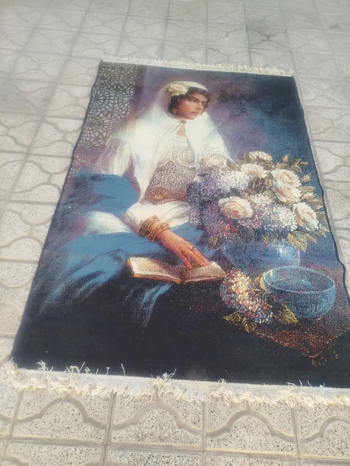 کناره قالی|فرش|کرمان, |دیوار