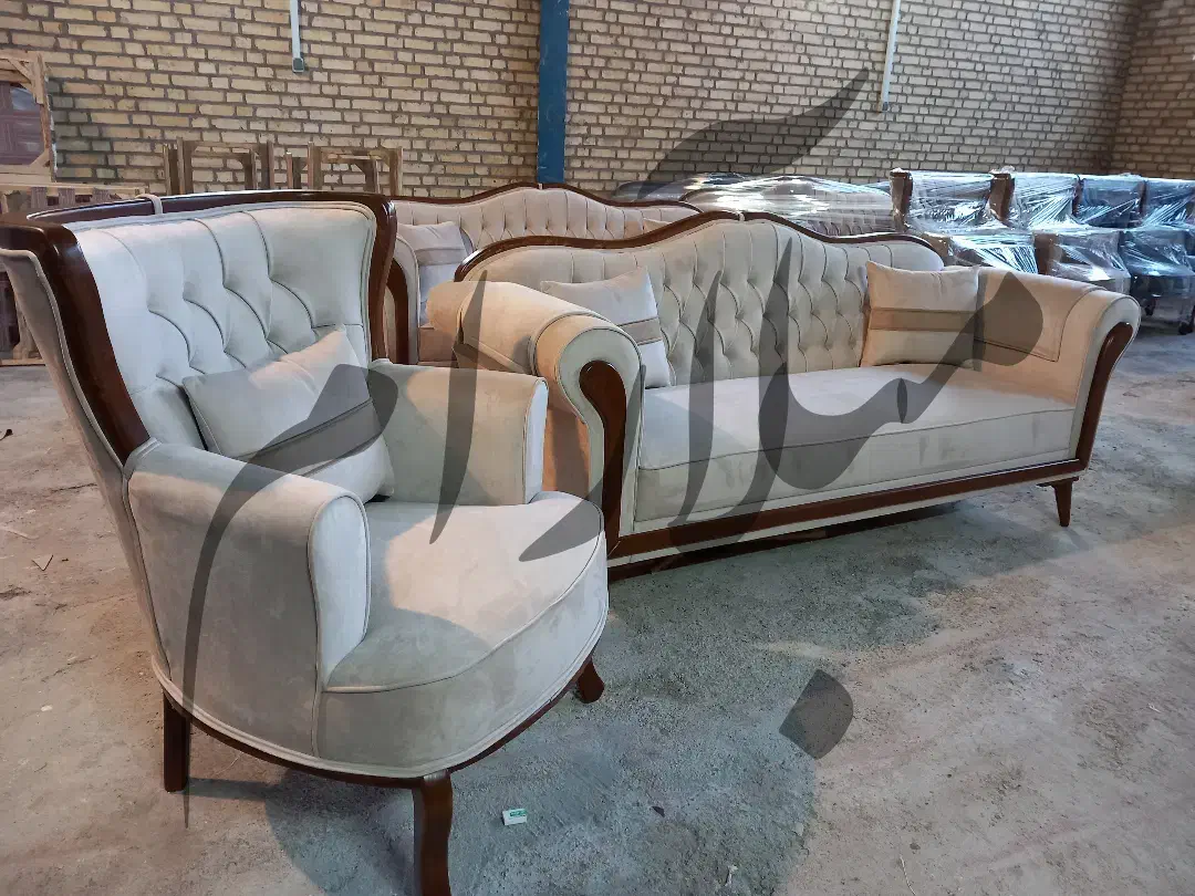 مبل استیل کلاسیک و راحتی مدل سزار کویین فرانسوی|مبلمان خانگی و میز عسلی|مشهد, شهرک صنعتی مشهد|دیوار