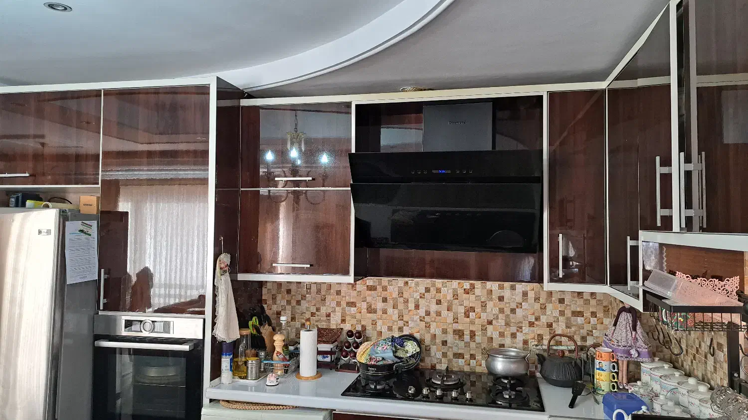 کابینت هایگلس/کابینت های گلس به رنگ قهوه ای سوخته|مصالح و تجهیزات ساختمان|تهران, مرزداران|دیوار