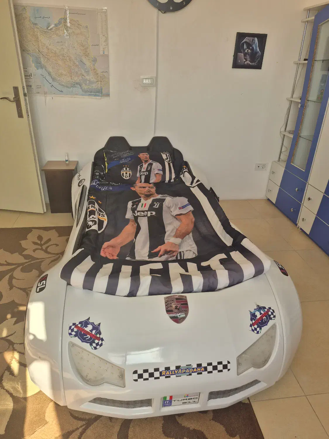 سرویس خواب و کمد کودک فروش فوری با تخفیف ویژه|تخت و صندلی بچه|زاهدان, |دیوار