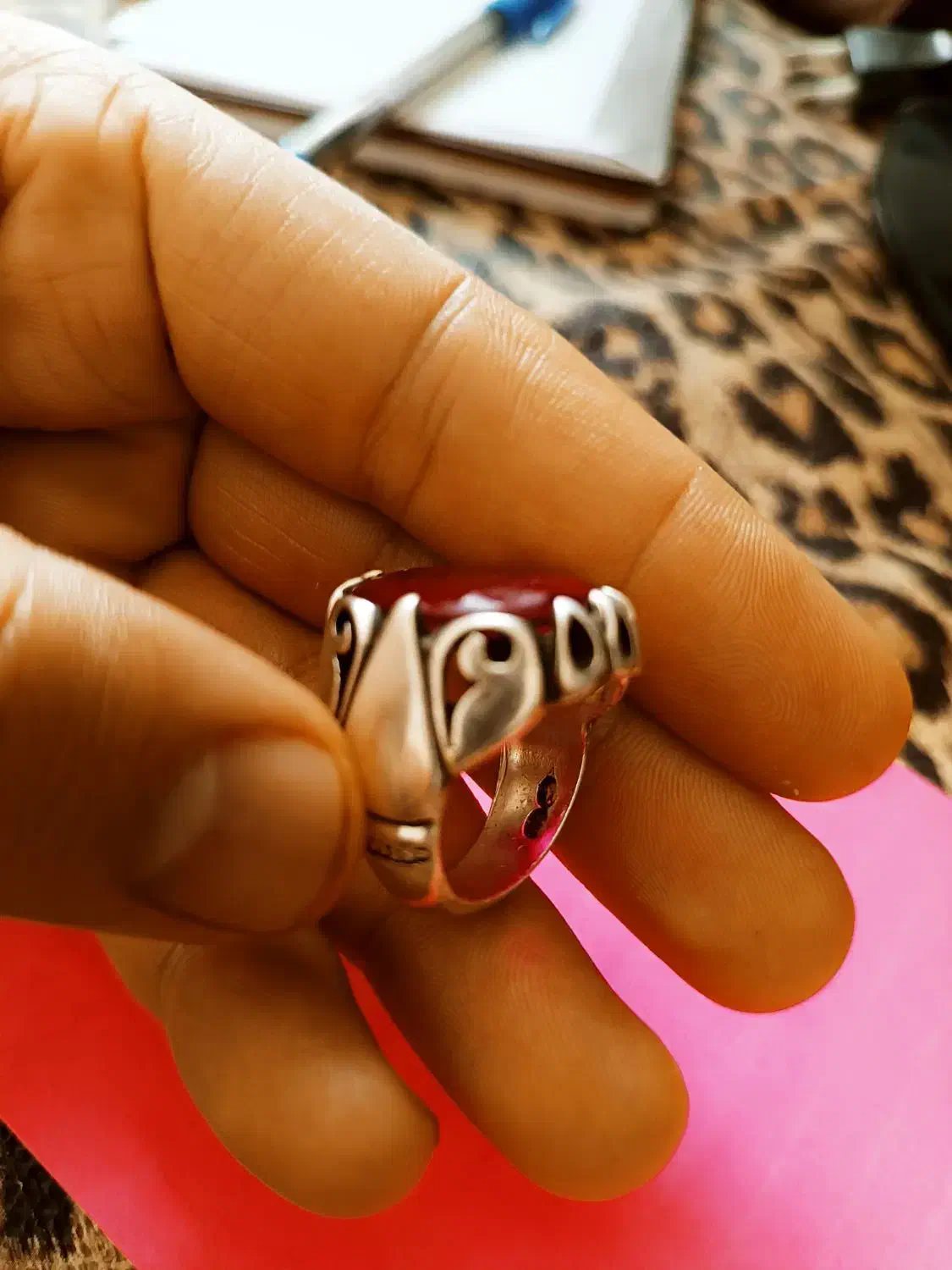 انگشتر یاقوت سنگین وزن|جواهرات|ارومیه, |دیوار