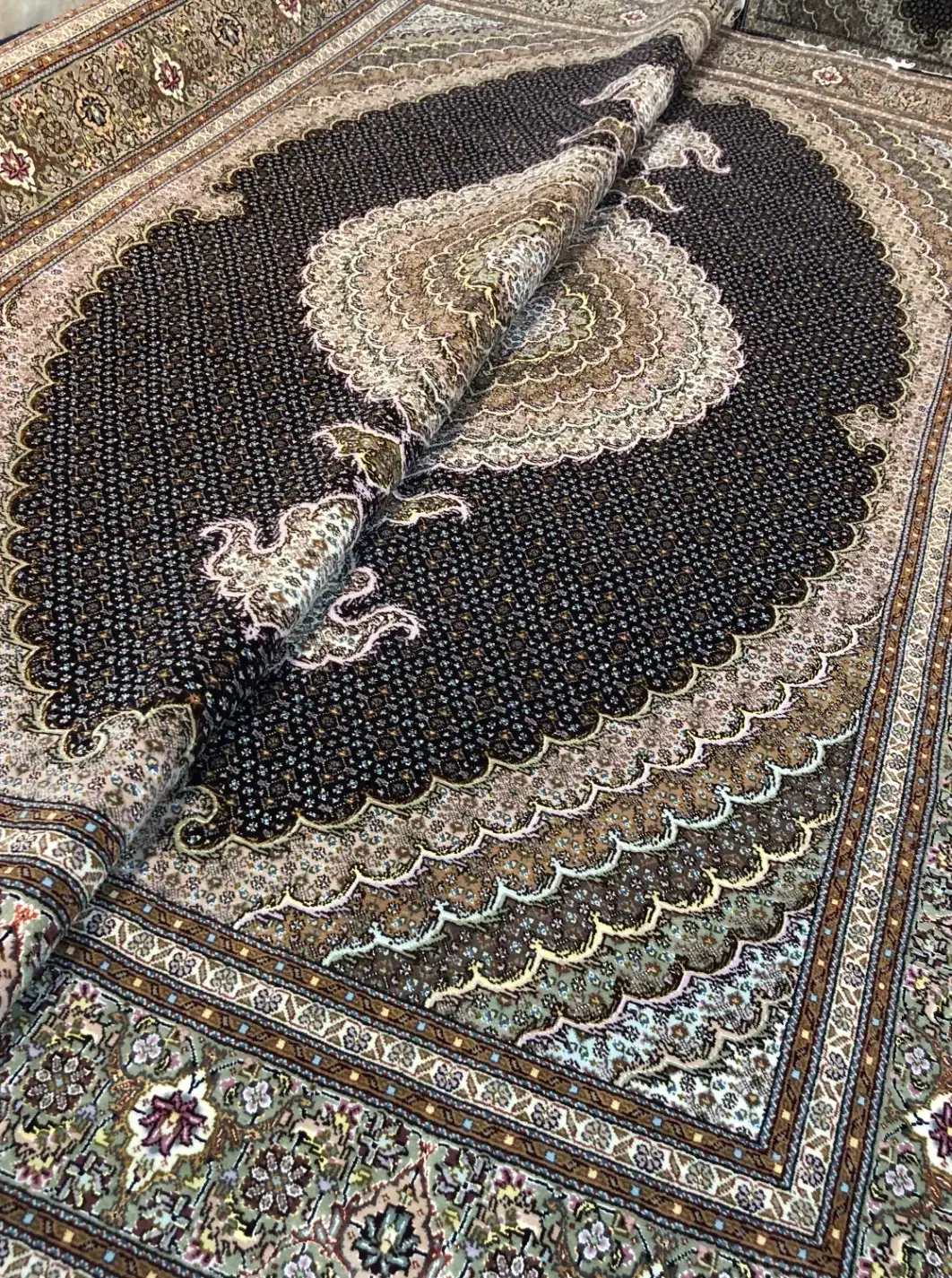 جفت ۶متری فرش ماهی درجه۱|فرش|تبریز, |دیوار