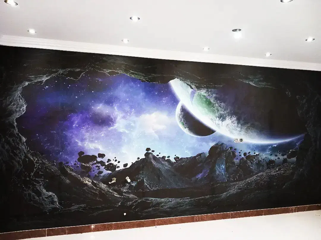 نصب و کندن انواع کاغذ دیواری و پوستر|خدمات پیشه و مهارت|قم, باجک دو|دیوار