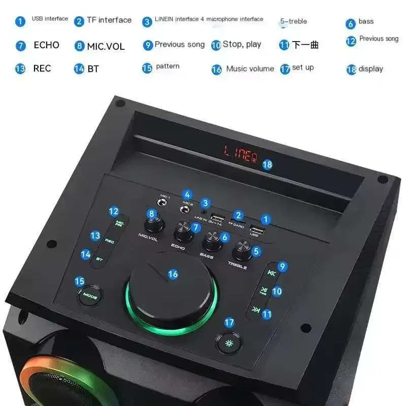 اسپیکر پارتی باکس و قابل حمل و برقی|سیستم صوتی خانگی|قم, علی آباد سعدگان|دیوار