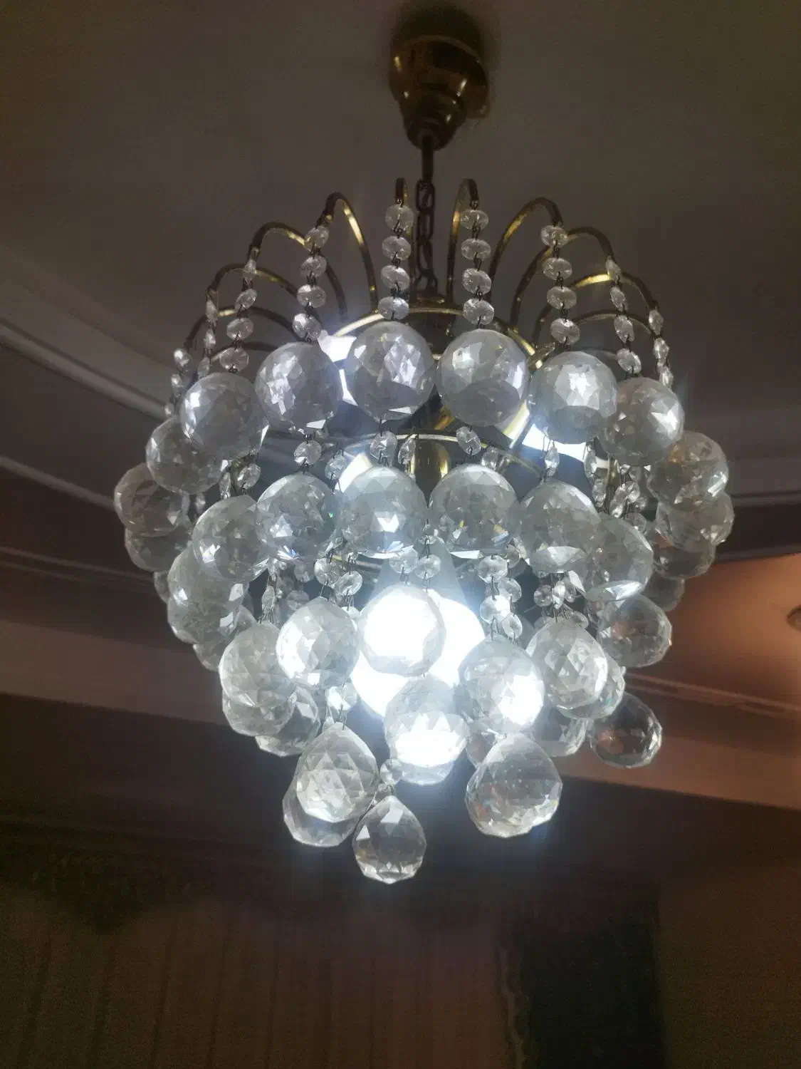 لوستر کریستالی در حد نونو جفت هستن دونه 1 میلیون|لوستر و چراغ آویز|خان ببین, |دیوار