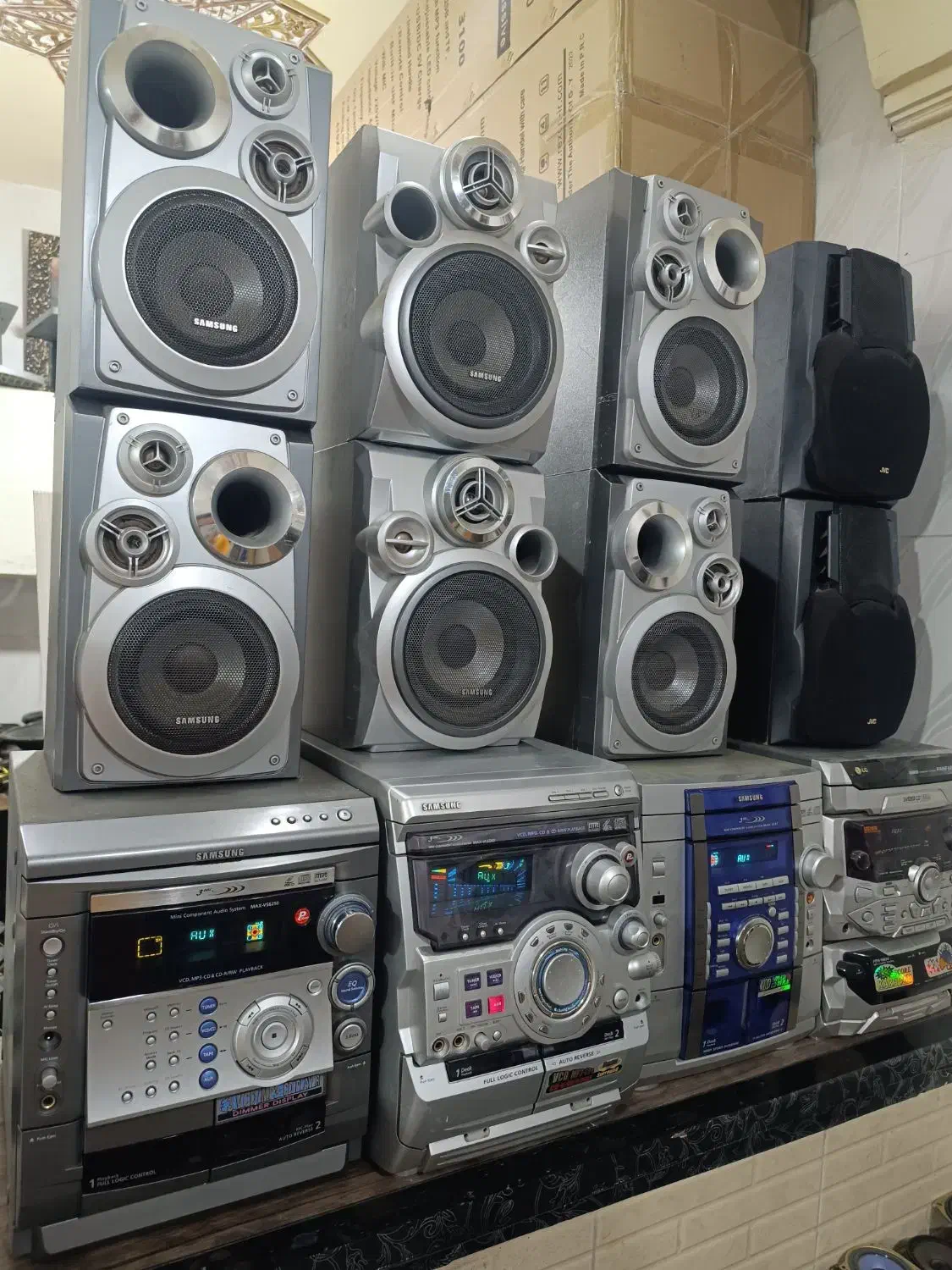 4 عدد سیستم کامل سامسونگ.ساب.باند تیوتر|سیستم صوتی خانگی|رباطکریم, رباطکریم|دیوار