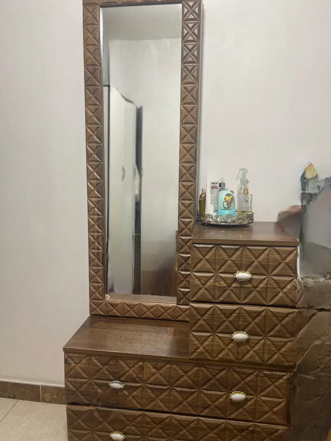 میز آرایش چوبی|تخت و سرویس خواب|لاهیجان, انقلاب|دیوار