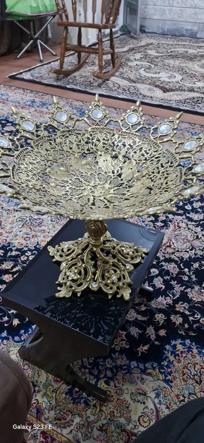 میوه خوری برنز|ظروف سرو و پذیرایی|قم, نخودی|دیوار